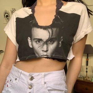 Cry Baby cropped tee